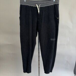 Vuori Balboa Pants Mens XXL Black Performance Cotton Stretch Tapered Leg